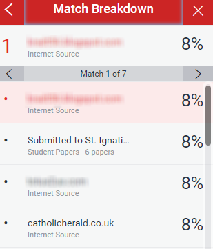 How to view a Similarity Report for a Turnitin Assignment – BBI